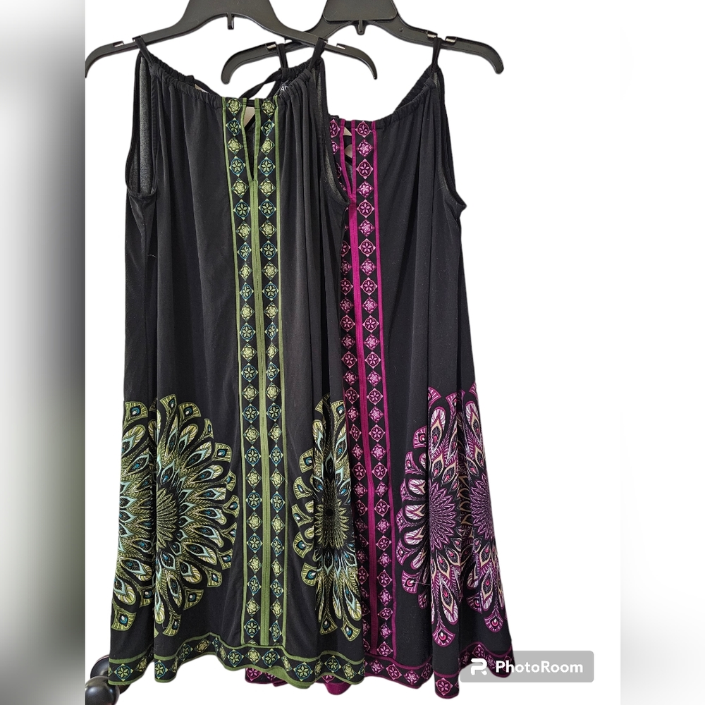 Two APT 9 halter dresses